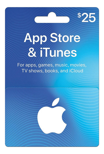 Tarjeta Itunes Apps Store 25 Usd Entrega Inmediata