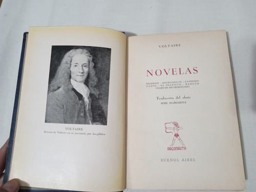 Voltaire Novelas Candido Zadig Memmon Micromegas Viajes Esca (Usado)
