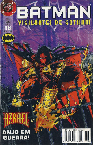 Gibi: Batman Nº 16 - Fevereiro De 1998 - Dc Comics (hq, Revista) (Usado)