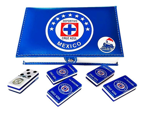 Domino Profesional Cruz Azul + Cubilete Liso + Dados Poker
