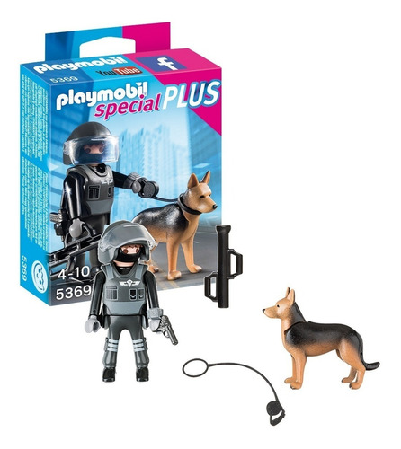 Playmobil Plus Policia Con Perro 5369 Distribuidora Lv