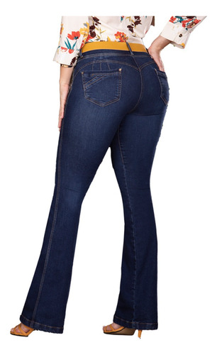 Jeans Semi Campana Hinojo En Azul Medio: Tyt, El Toque De El