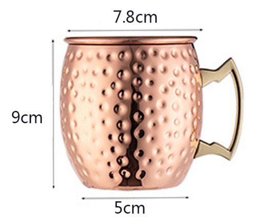 Punta De Martillo P Moscow Mule Cup De Acero Inoxidable Chap