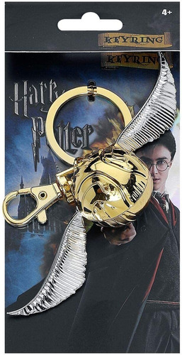 Llavero De Estaño De Snitch Dorada De Harry Potter