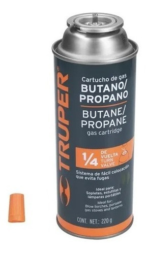 Lata De Gas Butano Para Soplete Y Estufa De 220ml 1 Piezas