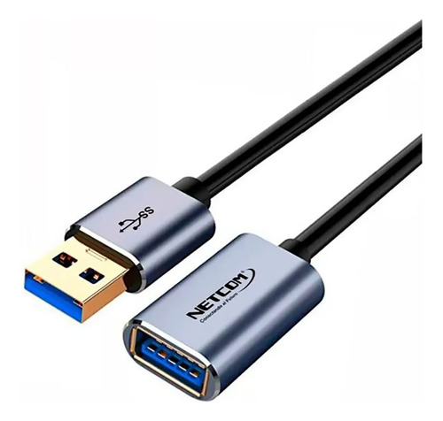 Cable Extension Usb 3.0 De Macho A Hembra De 5 Metros Netcom