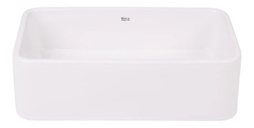 Pileta apoyo Roca lea lavatorio rectangular 45x30x13 blanco	