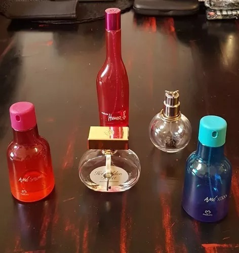 Frascos Decorativos Vacíos Perfumes. Lote Cinco Unidades