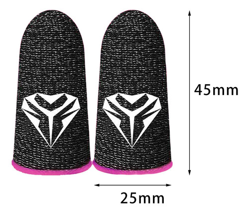 4 Par De Guantes Resistentes Al Sudor Del Controlador Rosa