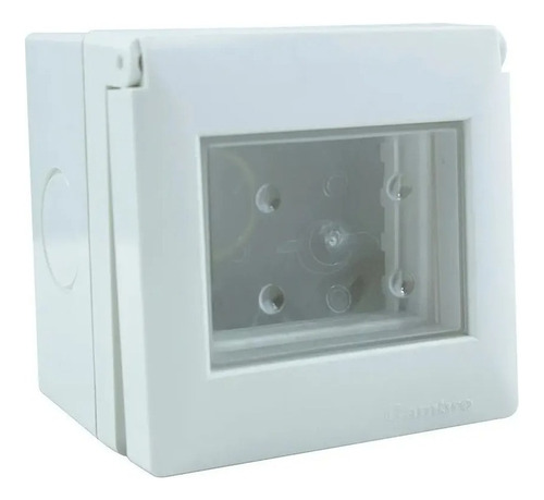 Caja Cambre Intemperie Para 2 Modulos Ip55 4263 Color Blanco