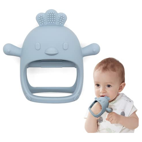 Chick Shape Baby Teething Toys, Never Drop Hand Wrist T...