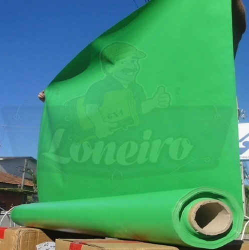 Rolo De Lona Verde Escuro Pvc 10x1,57 Mt Piso Toldo Caminhão