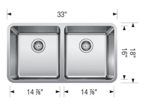 Fregadero De Cocina Doble Tina Fomera Blanco