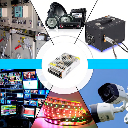 Kit Sensor Pir De Movimiento 12v/24v 8a Led + Fuente Conmuta