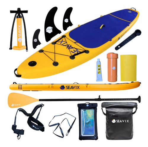 Seavix Prancha Stand Up Inflável Alta Performance + Kit 11