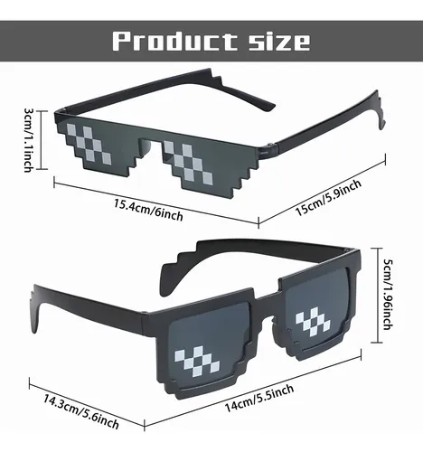 Gafas pixeladas online thug life