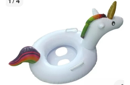 2 Unicornio Tortuga Asiento Bebé Salvavidas Inflable Alberca