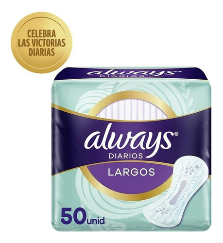 Protectores Diarios Always Diarios 3x Protección Largos 50 P