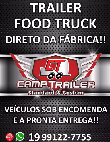 Imagem 14 de 14 de Trailer Carretinha Food Truck Food Trailer Treiler