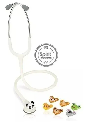 comprar Estetoscopio pediátrico Spirit Master Lite Fun Animal, color blanco