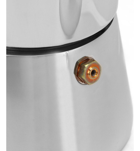 Pote De Fazer Café: Fogão Polido De Aço Inoxidável