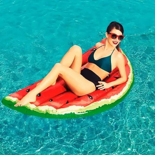 Colchoneta Flotador Inflable Sandia Para Pileta Y Playa