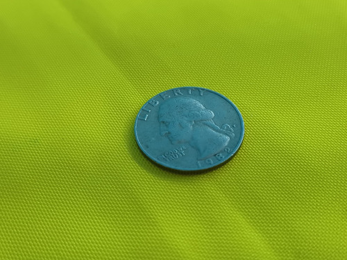 Moneda Quarter Dollar Liberty Año 1982 Eu (Usado)