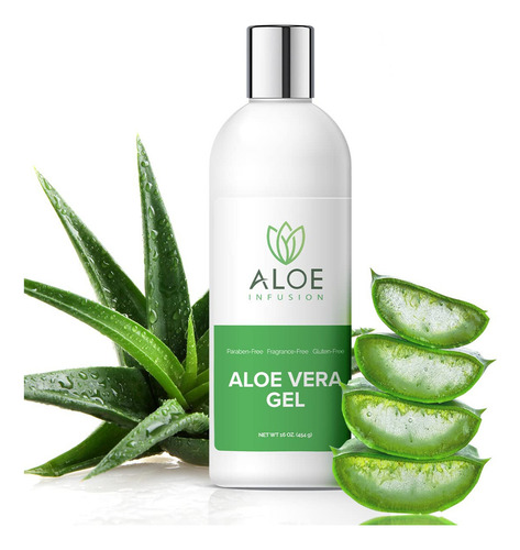 Gel De Aloe Vera Orgánico Hidrata Profundamente Y Nutre La P