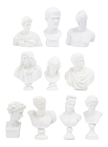 Estatua De Busto Esculturas Sketch De 10 Unids/set Art