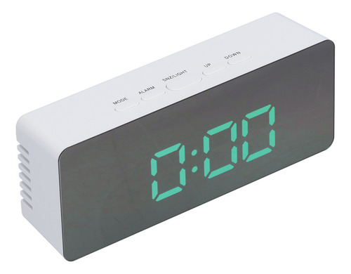 Reloj Despertador Led Con Espejo Digital Con Modo Snooze Par