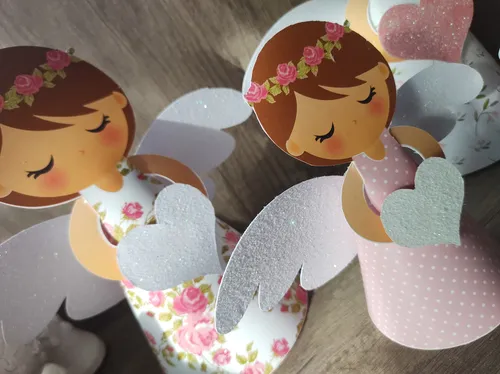 3 Angeles Para Decorar Bautismo Comunion