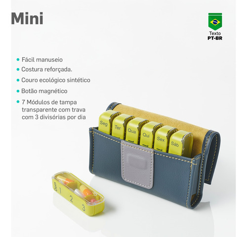 Porta Comprimidos Pilbox Mini