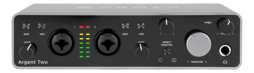 Interface Áudio Usb Profissional Armer Argent Two 2 Canais