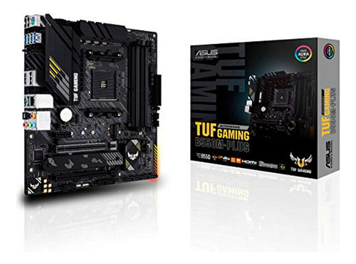 Placa Madre Asus Tuf Gaming B550m-plus: Pcie 4.0, Dual M.2, 