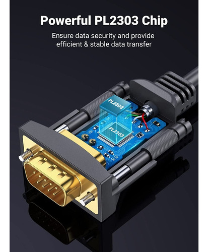 Ugreen Cable Usb A Rs232 Db9 Serial Win Linux Mac - 20211