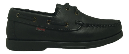 Zapato Colegial Náutico Marcel N500 Cordón Cuero