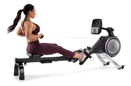 Remadora Proform Rower 750r Con 20 Entrenamientos Integrados Color Negro