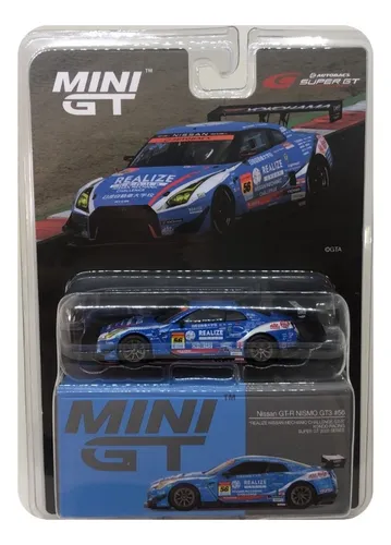 Mini Gt Nissan Gt-r Nismo Gt3 #56 Super Gt '22 Series #486 Color Azul