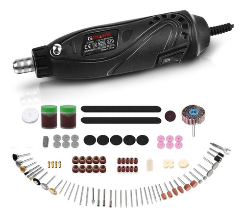 Rectificadora Tipo Dremel Mototool Goxawee C/140 Accesorios Potencia 130 W