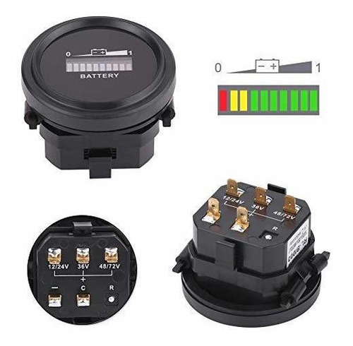 Indicador Bateria Digital Led Para Go Lf Ca Rt Dg