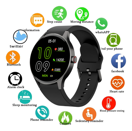 1.43 Reloj Inteligente Hombre Smart Watch Bluetooth Llamada
