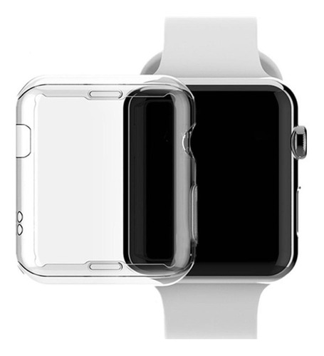 Protector Funda Transparente Tpu Para Apple Watch Series 2 3 4 Cubre 100% Tu Pantalla Y Bordes