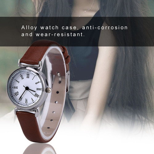 Exquisito Pequeño Simple Moda Mujeres Reloj De Vestir Retro