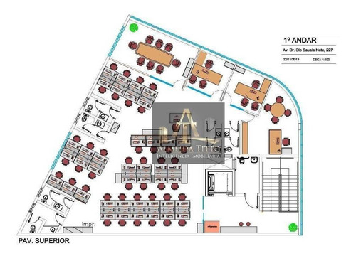 Excelente Prédio Comercial Para Locação No Alphaville Empresarial, Barueri. Todo Mobiliado, Com 122 Estações De Trabalho! - Pr0028