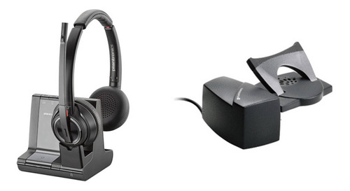 Plantronics Savi 8220 Wireless Headset And Hl10 Handset Lift