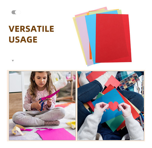 100 Hojas De Papel De Color A4: Impresión En Color A Doble C