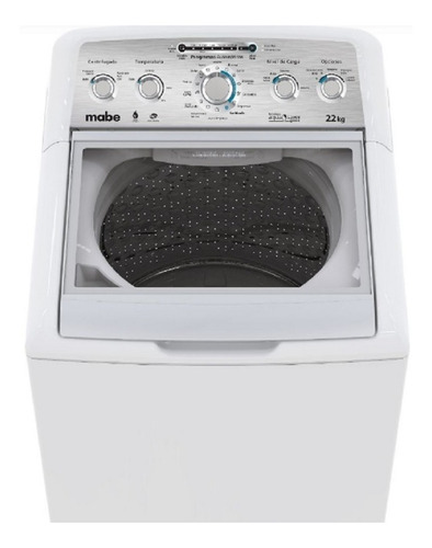 Imagen 2 de 3 de Lavadora Automática Análoga 22 Kg Blanca 13 Ciclos Mabe