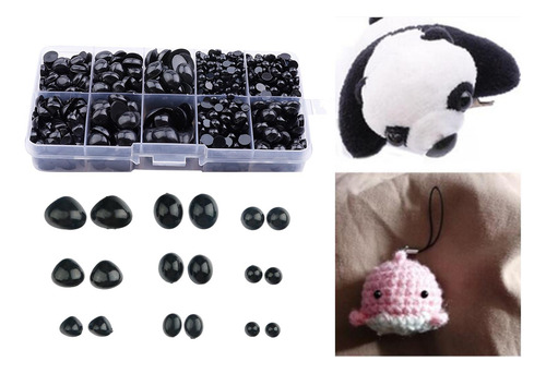 1000x Ojos Y De Seguridad De Plástico Diy Manualidades