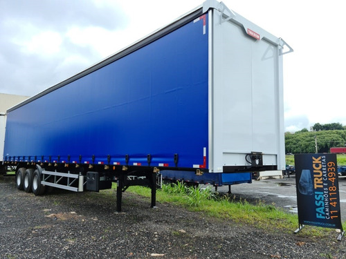 Carreta Bau Sider 30 Pallets Ano 2021 0km Sem Pneus Pronta