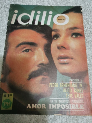 Fotonovela Idilio Pedro Armendáriz Junior #20.año 1968